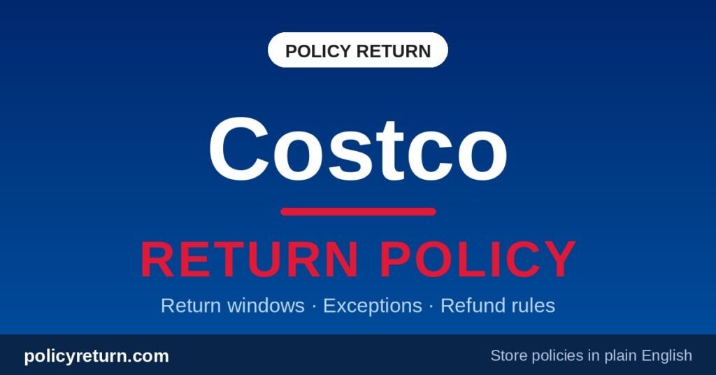 Costco Return Policy